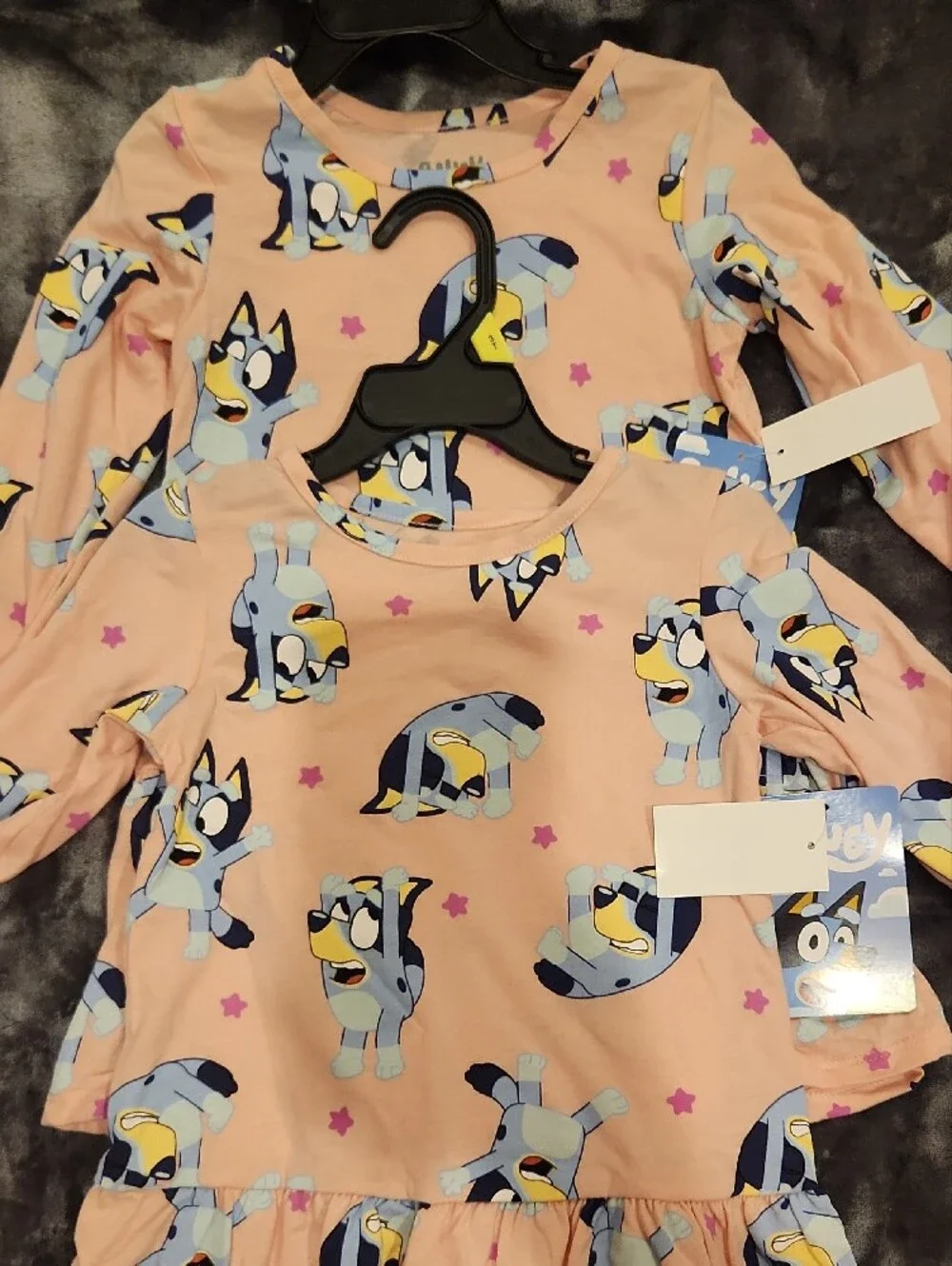 2 Pink Bluey Dresses
